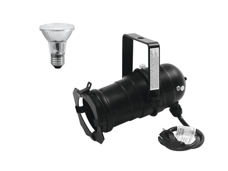 Kit PAR-20 Spot bk + PAR-20 230V SMD 6W E-27 LED 3000K