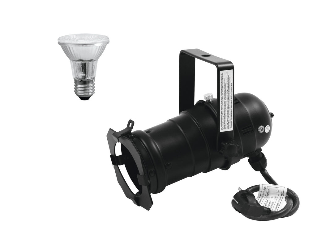 Kit PAR-20 Spot bk + PAR-20 230V SMD 6W E-27 LED 3000K