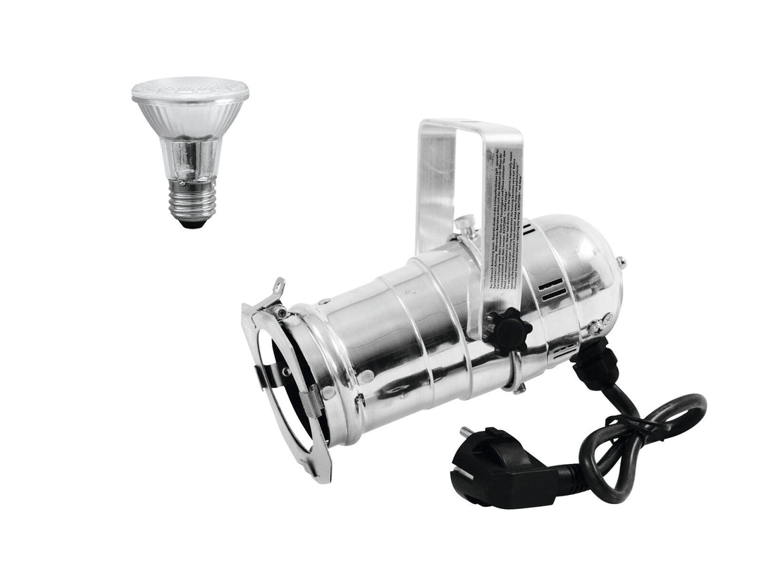 EUROLITE Set PAR-20 Spot argent + PAR-20 230V SMD 6W E-27 LED 3000K