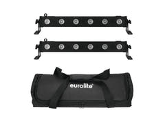 EUROLITE Set de 2x LED BAR-6 QCL RGBW + Soft bag