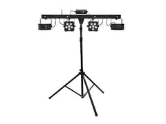 EUROLITE Ensemble LED KLS Laser Bar PRO FX Light Set + pied de système d’enceinte M-4