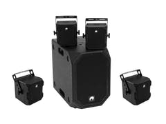 OMNITRONIC Ensemble BOB-10A bk + 4x BOB-4 bk