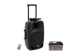 OMNITRONIC Set MES-15BT2 + Batterie