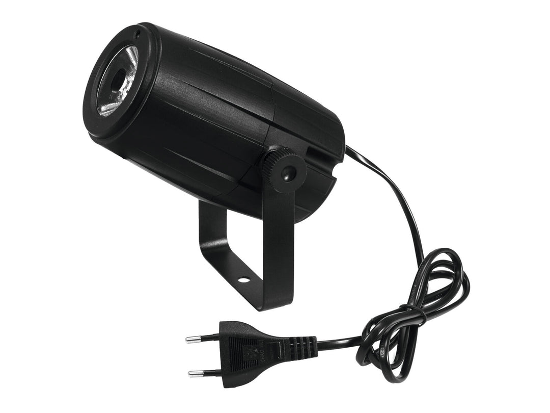 EUROLITE Boule à facettes 20cm avec moteur + LED PST-5 QCL Spot bk