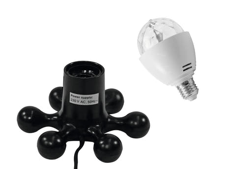 EUROLITE Set LED BC-1 RGB + Base Hexopus black