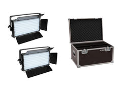 EUROLITE Set 2x LED PLL-480 CW/WW Panneau + Case
