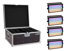 EUROLITE Ensemble 4x LED Super Strobe ABL + Étui