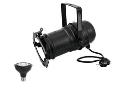 EUROLITE Ensemble PAR-30 Projecteur bk + PAR-30 230V COB 12W E-27 LED 1800-3000K dim2warm