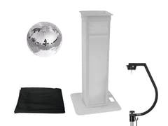 EUROLITE Set boule à facettes 30cm avec stand de scène variable + housse noire