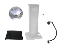 EUROLITE Set boule à facettes 50cm avec stand de scène variable + housse Black