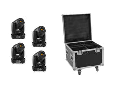 EUROLITE Set 4x LED TMH-S90 + Flight-case