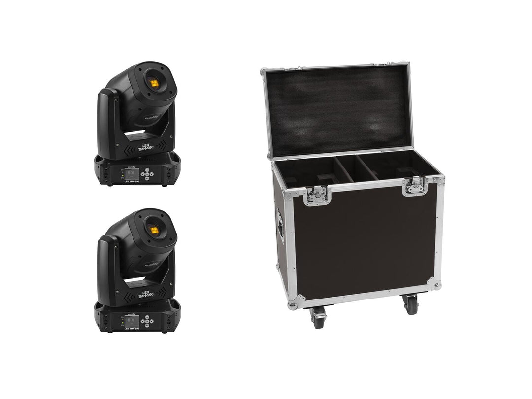 EUROLITE Ensemble 2x LED TMH-S90 + Étui