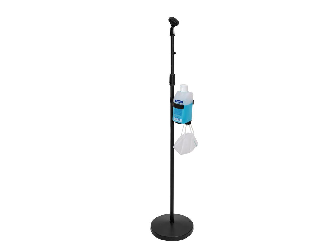 OMNITRONIC Set stand de microphone pour désinfectant, noir