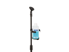 OMNITRONIC Set stand de microphone pour désinfectant, noir