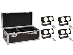 EUROLITE Set 4x LED CBB-2 COB WW Bar + étui
