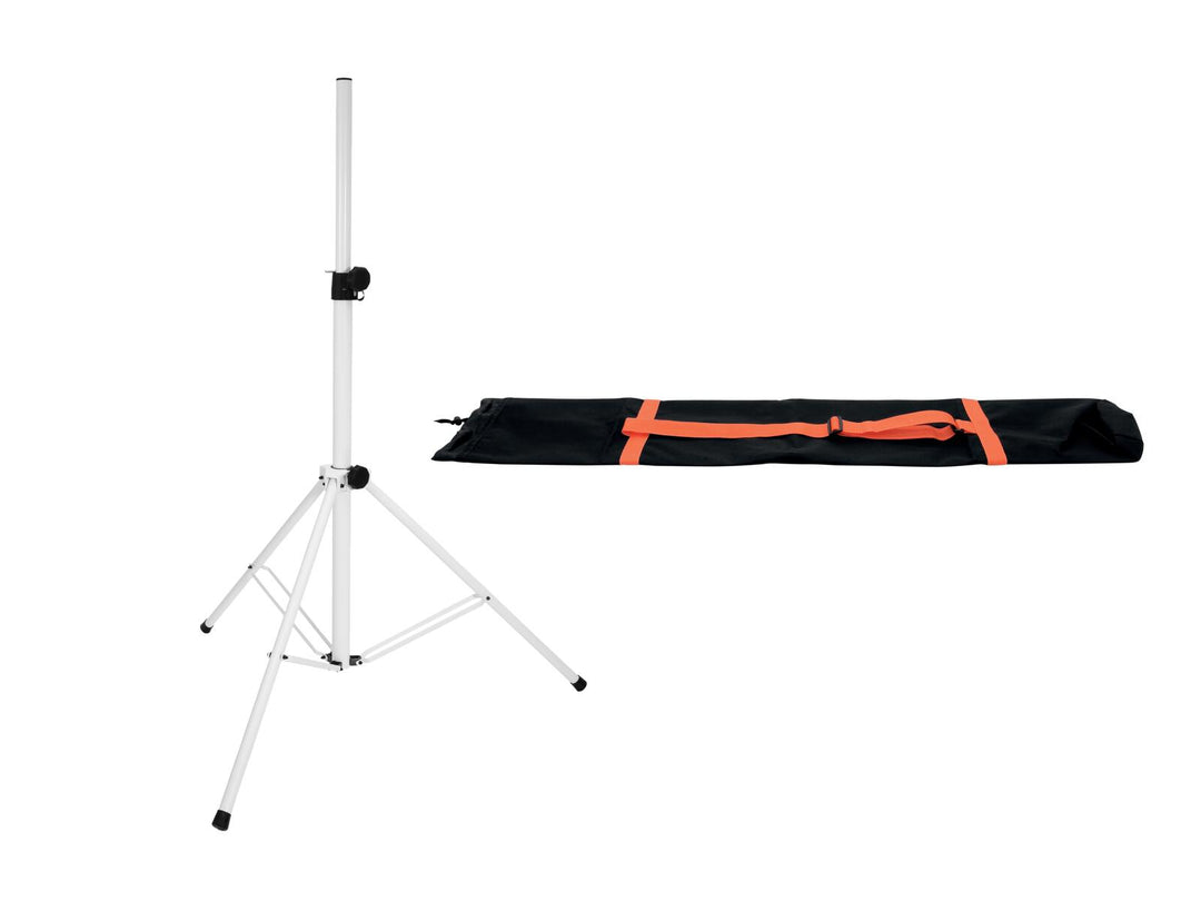 OMNITRONIC Set BS-2 EU Pied d'enceinte blanc + Sac de transport
