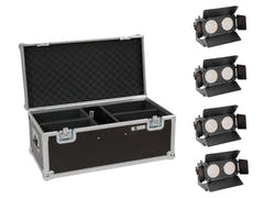 EUROLITE Set de 4x LED CBB-2 WW/CW Fairlight + Case
