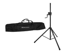 OMNITRONIC Set STS-1 Stand d'enceinte + sac de transport