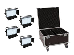EUROLITE Set 4x LED PLL-480 CW/WW Panneau + Étui
