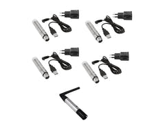 EUROLITE Set QuickDMX 1x émetteur + 4x récepteur AKKU