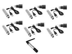 EUROLITE Set émetteur QuickDMX 1x + récepteur AKKU 6x