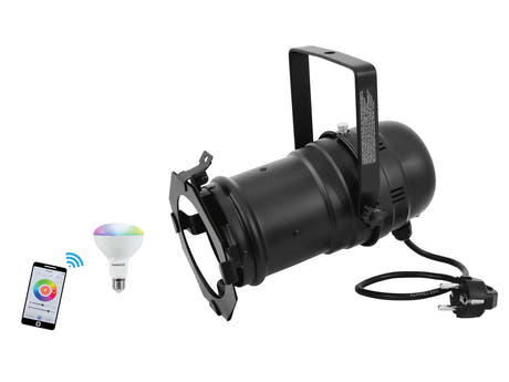EUROLITE Ensemble PAR-30 Spot bk + LED PAR-30 RGB/WW/CW WiFi