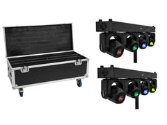 EUROLITE Set 2x LED TMH Bar S120 + Case à roulettes