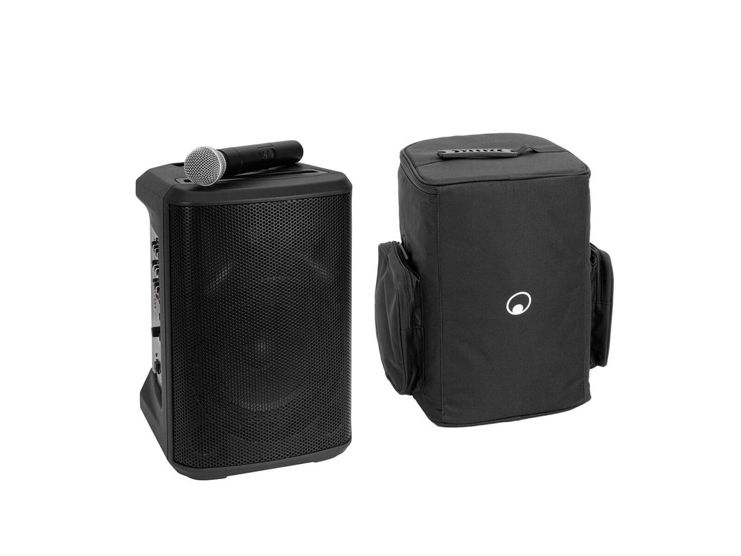 OMNITRONIC Set PORTY-8A système PA sans fil + Soft Bag