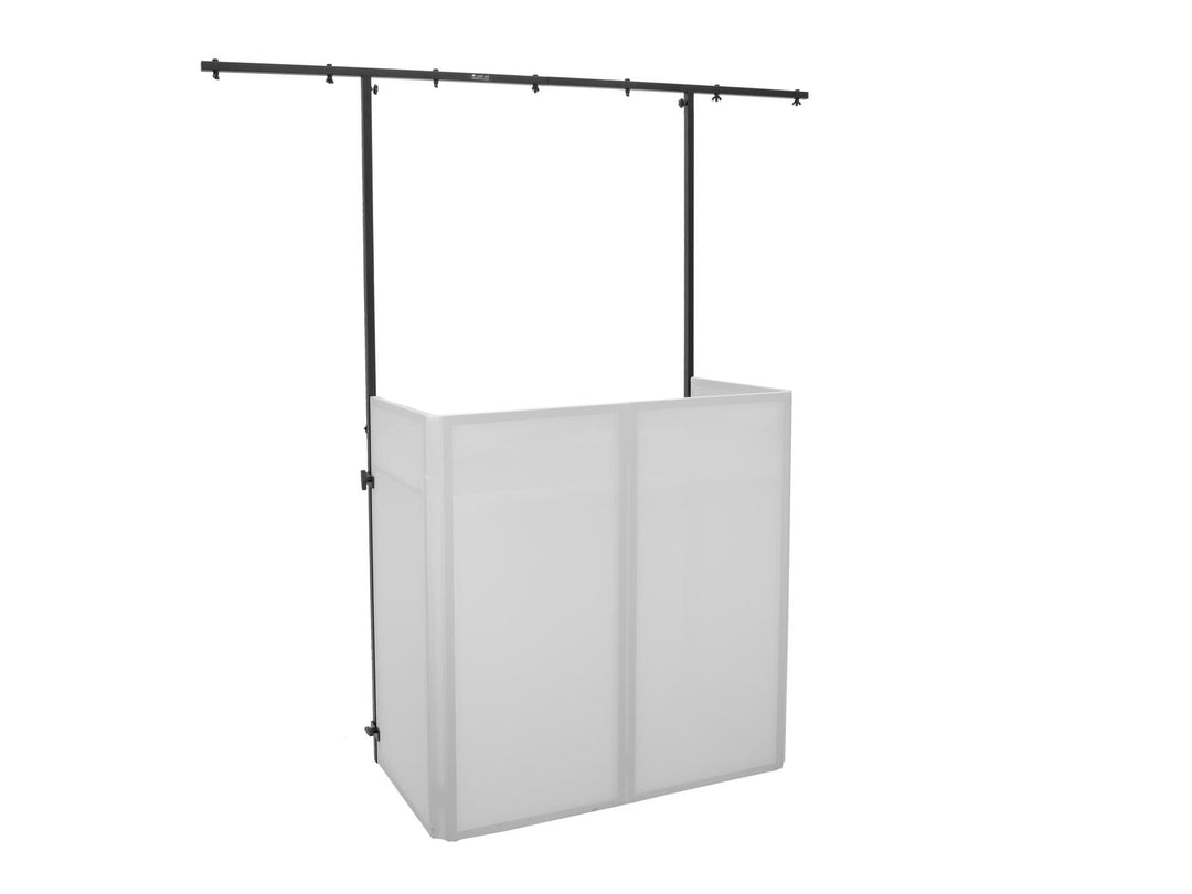 OMNITRONIC Ensemble Compact Mobile DJ Stand avec housse + cadre d’extension