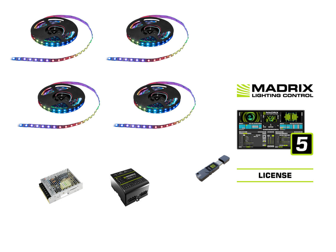 EUROLITE Set Pixel Strip RGB incl. Madrix Start