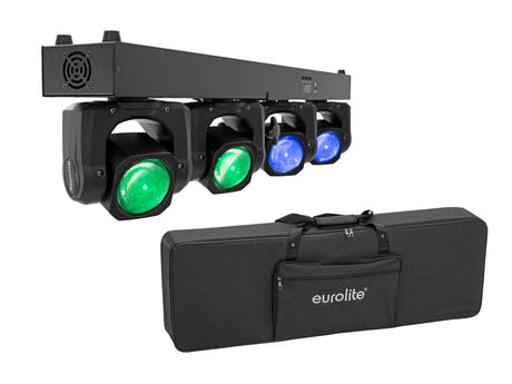 EUROLITE Set LED TMH Bar B240 Tâtes Mobiles Beam + Sac souple