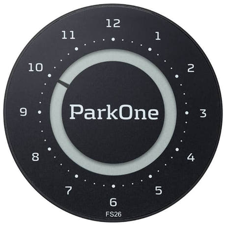 ParkOne2 Disque de Stationnement (Noir)