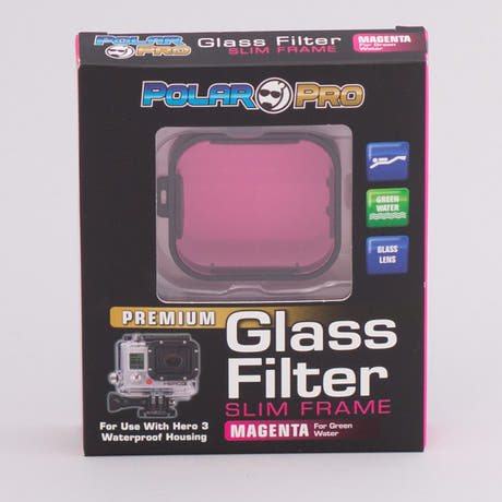 PolarPro Filtres en verre Hero3 Slim Line/Magenta