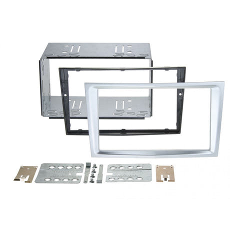 CT23VX37 Cadre 2-DIN pour Opel (Argent)