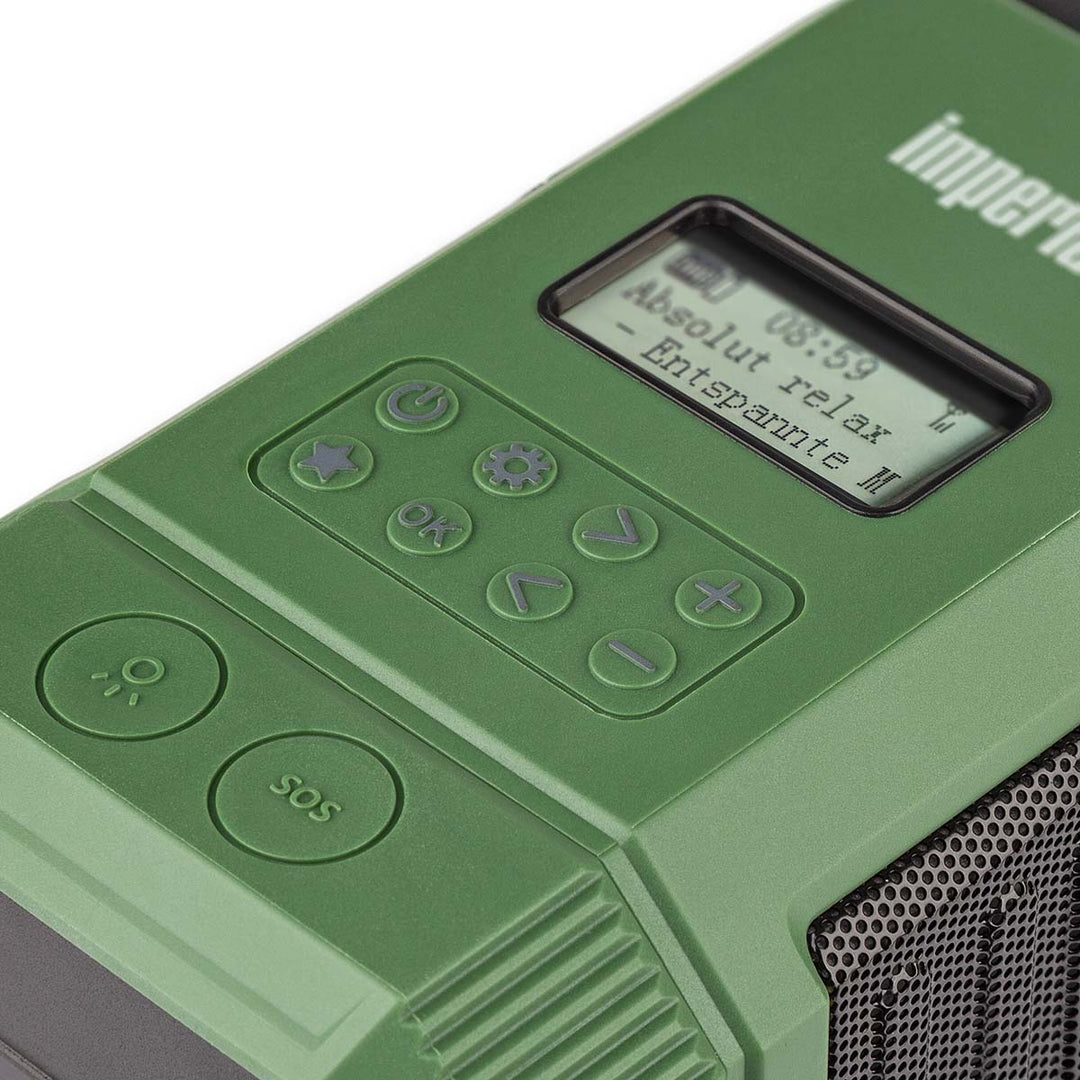 DABMAN OR 3 Radio extérieure DAB+/FM à piles avec Bluetooth