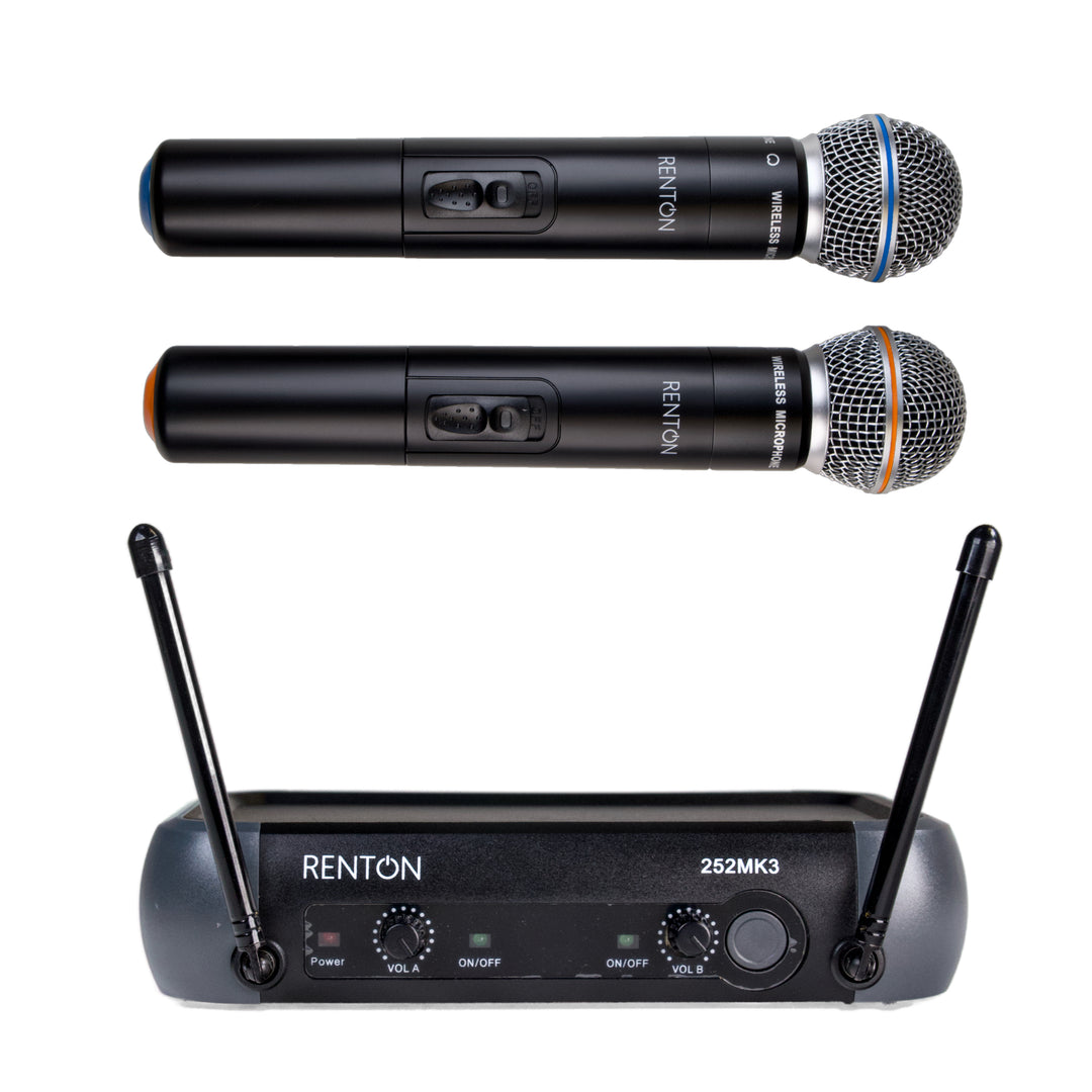 Renton Microphone Sans Fil (2 canaux)