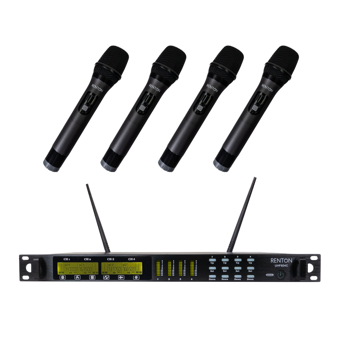 Renton Pro Microphones sans fil (4 canaux)