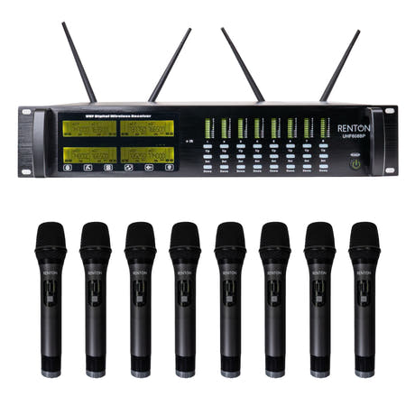 Renton Pro Microphone Sans Fil (8 canaux)