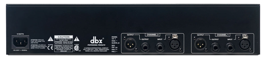 dbx 231S 2x 31 Bandes Égaliseur Graphique
