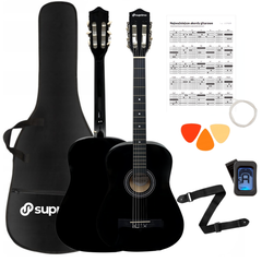 Suprimo CGS1 BK Guitares classique 4/4 – Noir