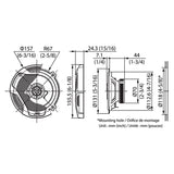 Kit d’enceintes JVC CS-DR522 13 cm 2 voies 260 W peak