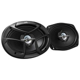 Haut-parleur coaxial 3 voies JVC 15x23cm 400w peak