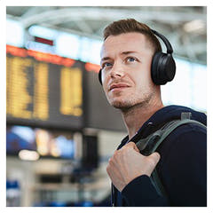 JVC HA-S75 casque circum-auriculaire à réduction de bruit noir