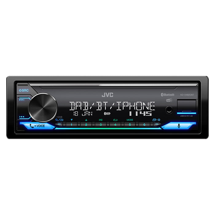 JVC KD-X482DBT autoradio avec RDS DAB+ et Bluetooth