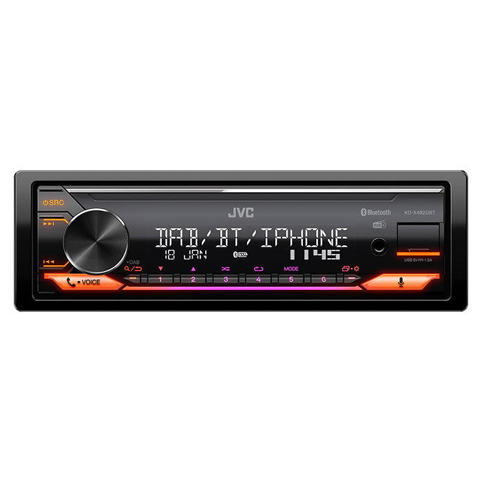 JVC KD-X482DBT autoradio avec RDS DAB+ et Bluetooth