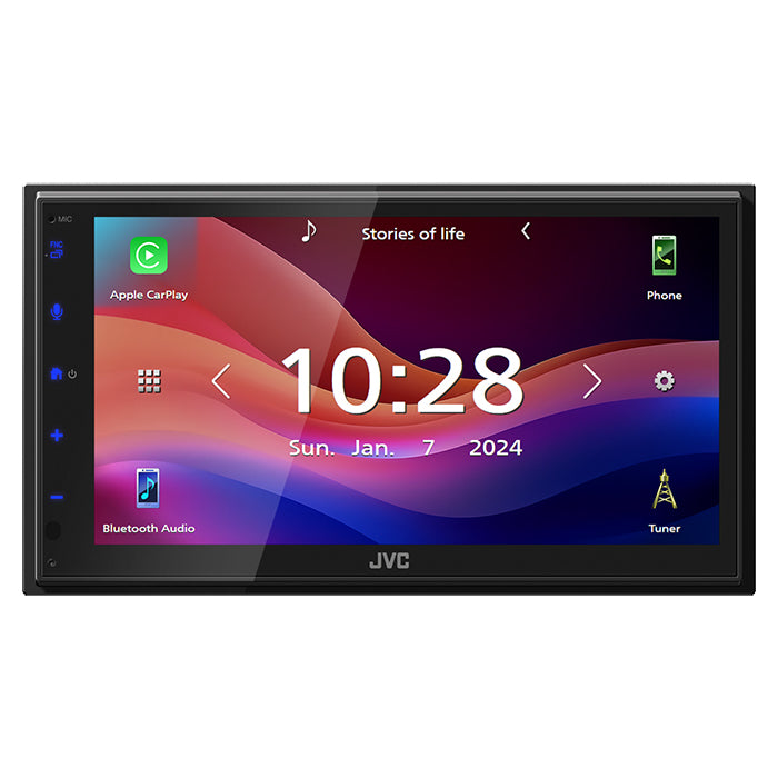 JVC KW-M593BT autoradio 2-DIN avec CarPlay et Android Auto
