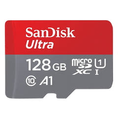 Carte SD SanDisk Ultra avec adaptateur 128GB