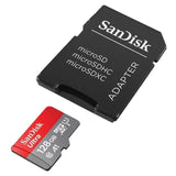 Carte SD SanDisk Ultra avec adaptateur 128GB