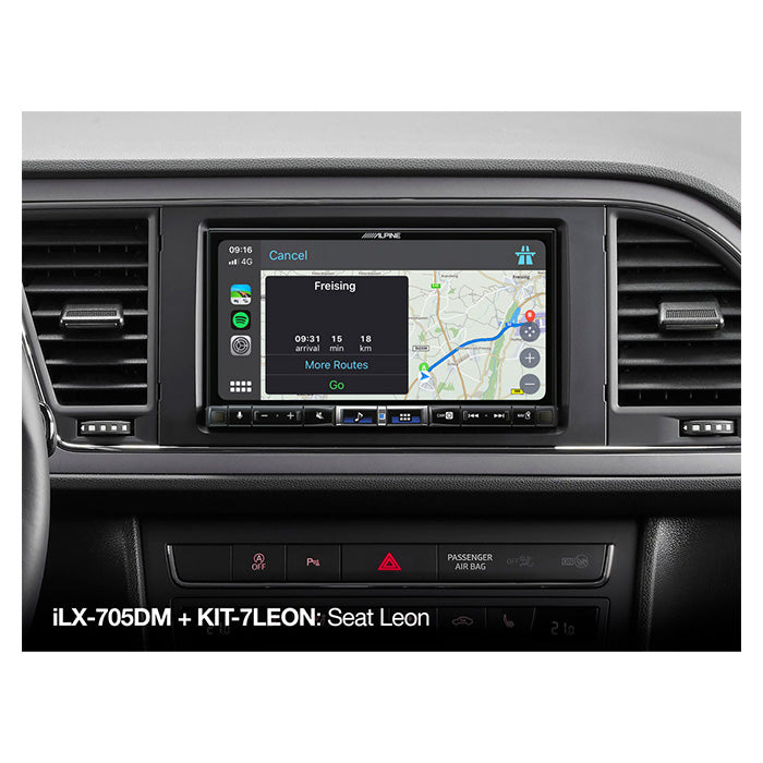 Alpine ILX-705DM Apple Carplay sans fil 2-DIN 7"