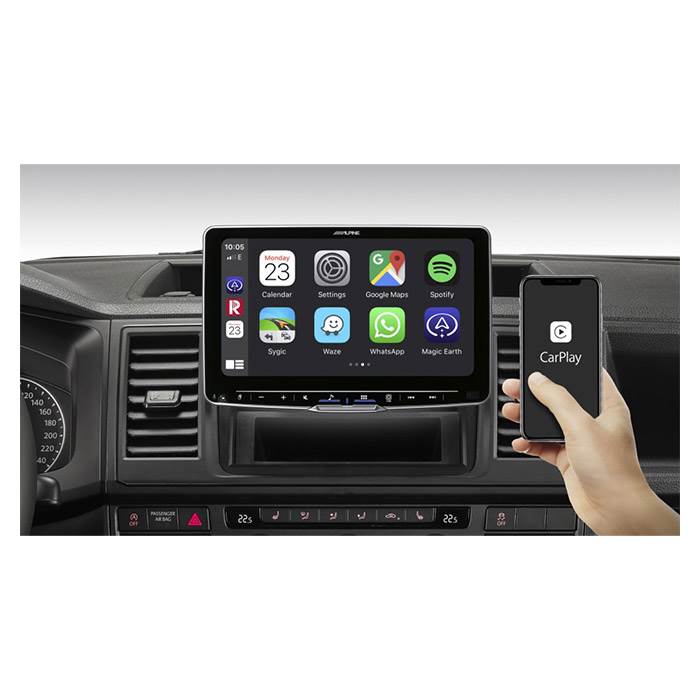 Alpine HALO9 ILX-F905D V2 - Carplay sans fil, Android, Bluetooth